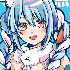 ホロライブ 兎田ぺこらさんのイラスト