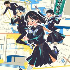 埼玉新聞模試広告用イラスト