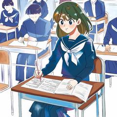 埼玉新聞模試広告用イラスト２