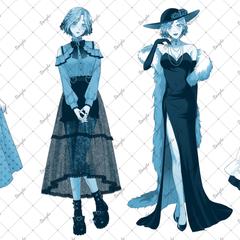 OC立ち絵イラスト