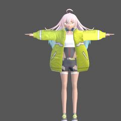 自作3Dモデル　blender