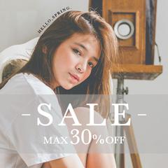 女性向けEC セールバナー