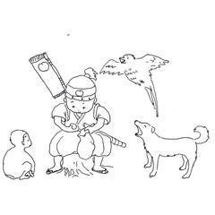 個人用パンフレットイラスト