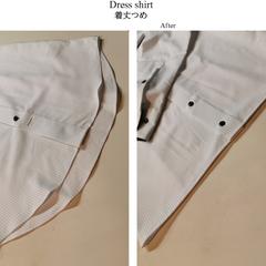 ドレスシャツ（Yシャツ）着丈調整