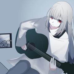 ギターを弾く女の子