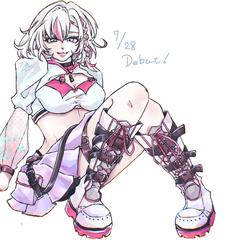 Vtuber様の配信用イラスト制作