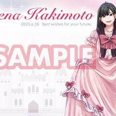 アイドルグループ 卒業メッセージカードイラスト・デザイン制作