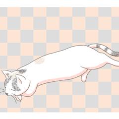猫のチョコのイラスト