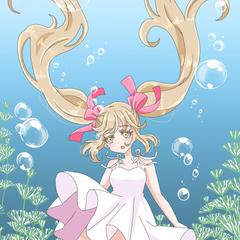水中の女の子