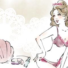 アパレル企業の冊子用イラスト
