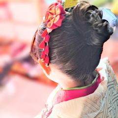 七五三　3歳ヘア②