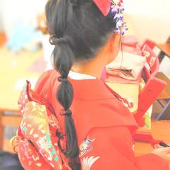 七五三　7歳ヘア②