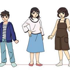 教材用動画のキャラクターデザイン