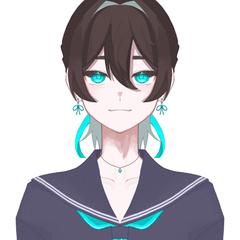 上半身のみVモデルイラスト