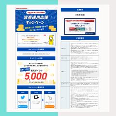 twitterキャンペーン用LP