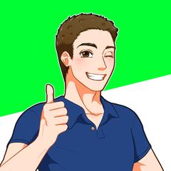 アイコンサンプル　男性3