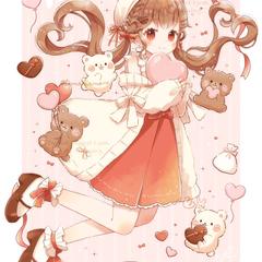 バレンタインな女の子