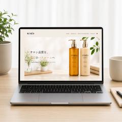 架空のヘアケアブランド LUMÉA のHP制作