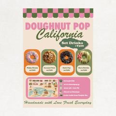 【商品チラシ】「Doughnut Pop」