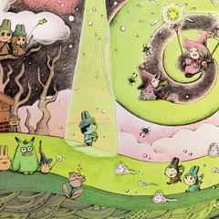 パズル誌イラスト