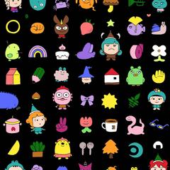 パズル誌イラスト