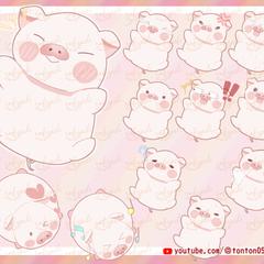 （ご依頼）可愛さ抜群☆彡オリジナル動物キャラクター制作します