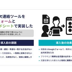 小学校出欠ツールをGoogleフォームとスプレッドシート実装