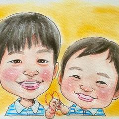 ふんわり水彩タッチ