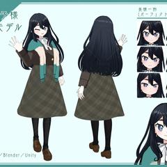 皐月凛子様ご依頼モデル(衣装／素体ブラッシュアップ)