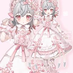 IRIAMライバー様のデザイン、立ち絵