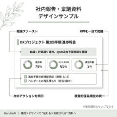 社内報告・稟議資料サンプル（構成解説つき）