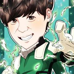 ヒロアカ×山下大輝さん似顔絵