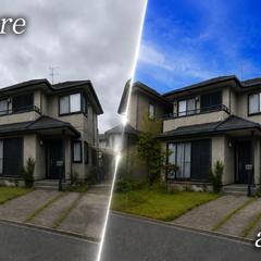 【Before/After】築35年中古戸建の外観写真事例
