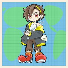 デフォルメ頭身・男の子