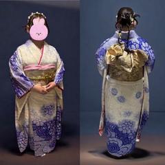 結婚式の参列のお着付け&ヘアセット
