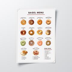 【チラシ】ベーグル専門店（裏）