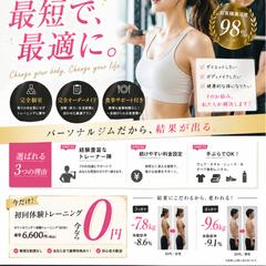 パーソナルジムチラシデザイン(表)