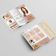 Hair Salon Mirror様パンフレット制作