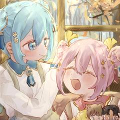 厚塗りテイスト　カラーイラスト(一枚絵) サンプル