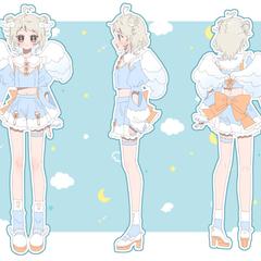 架空Vtuberキャラデザ