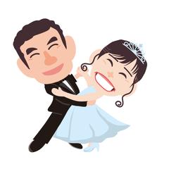 ブライダル似顔絵