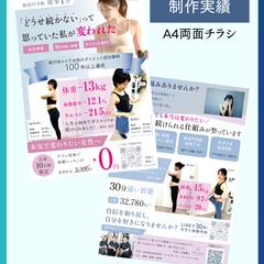 パーソナルジムのキャンペーン告知【チラシ】