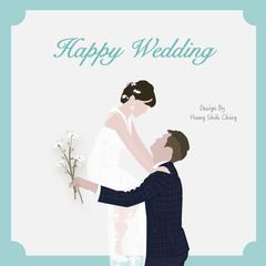 結婚式招待状のイラストの作成