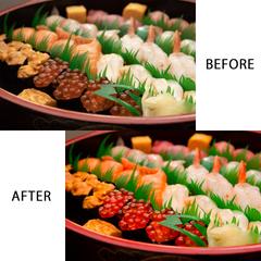 シズル感を蘇らせるレタッチ