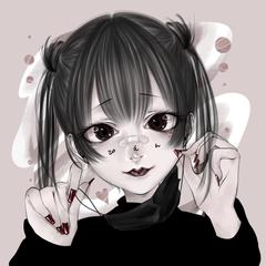 ぴえんな病みかわイラスト