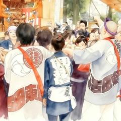 人々が織り成す和やかな祭典の風景