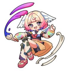 4頭身デフォルメイラスト