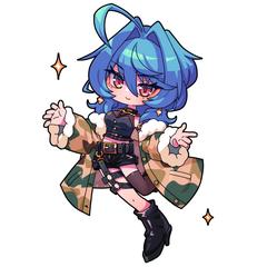 4頭身デフォルメイラスト