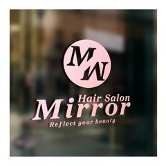Hair Salon Mirror　様　ロゴデザイン