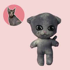 猫(ペット)のぬいぐるみ作成